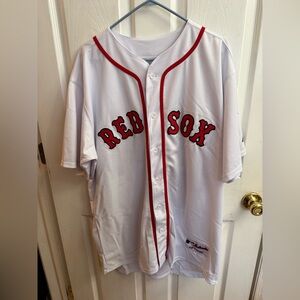 Majestic David Ortiz 34 Boston Red Sox Embroidered  Jersey XXL 52